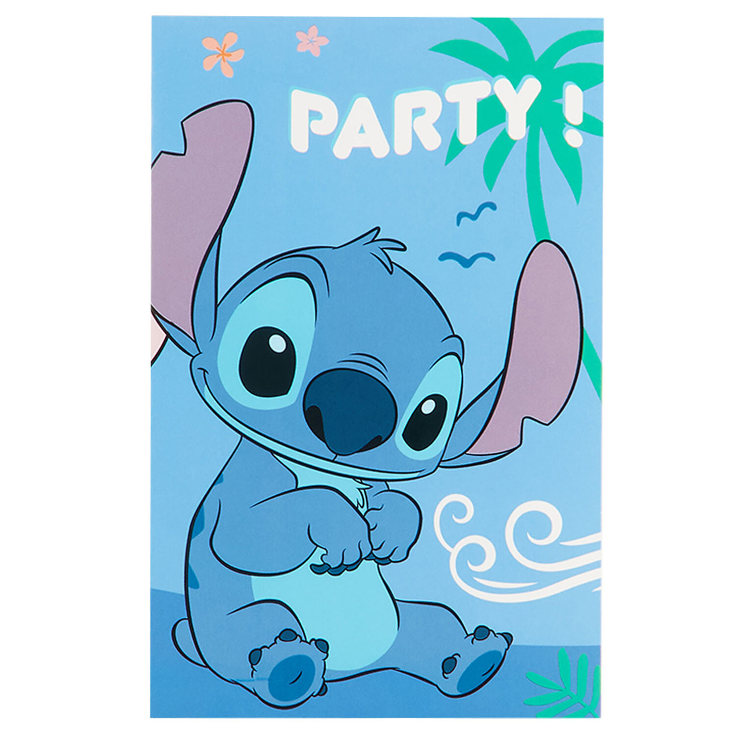 Stitch Invitations and Envelopes - Blue Image 3