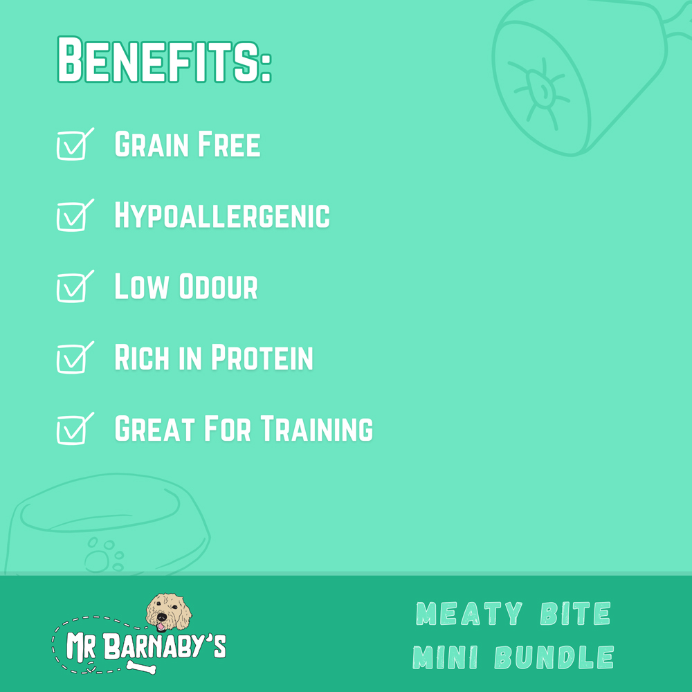 Mr Barnaby's Meaty Bite Mini Dog Treats Bundle 2 Pack Image 2