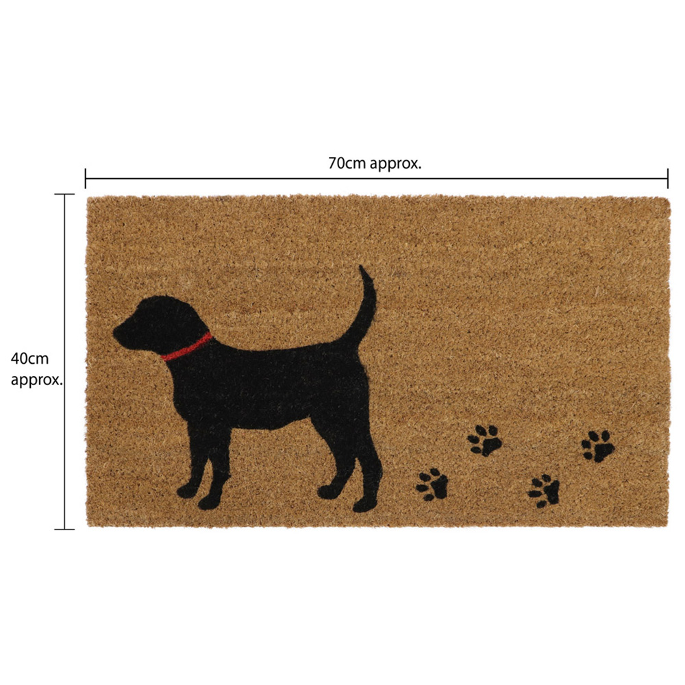 JVL Puppy Love Latex Coir Door Mat 40 x 70cm Image 6
