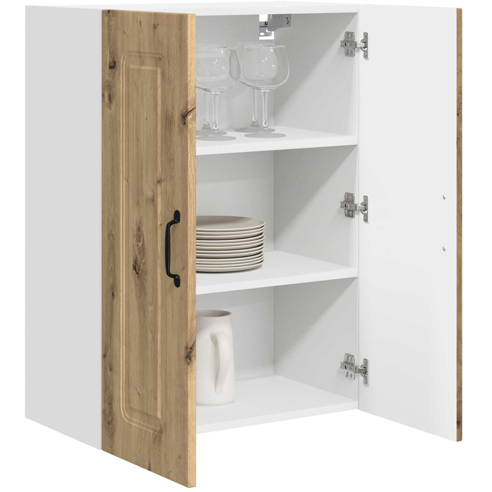 vidaXL Kalmar 2 Door Artisan Oak Wall Kitchen Cabinet Image 3