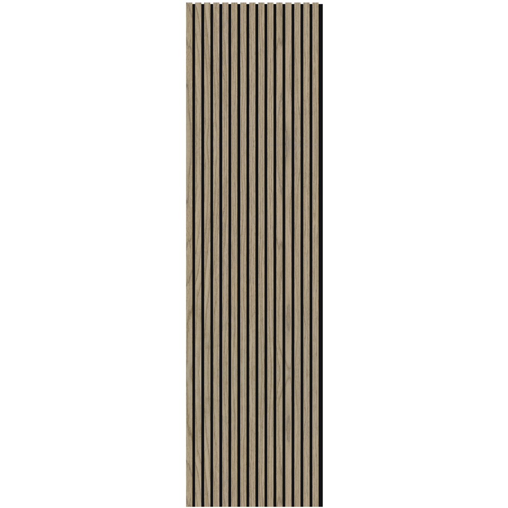 Wall Panels UK Walnut Acoustic Slat Wall Panel 2 Pack Image 3