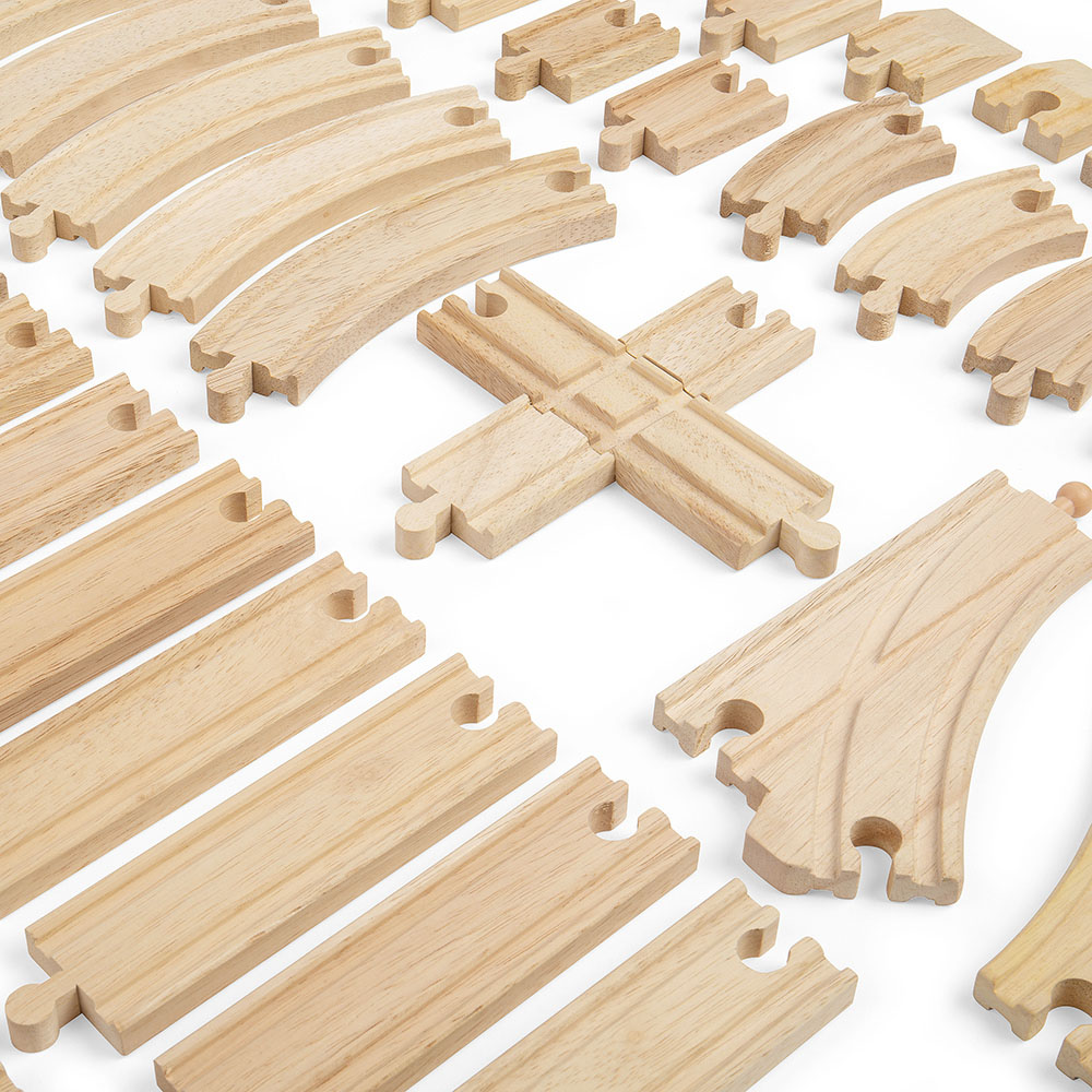 Bigjig Rail 49 Piece Train Track Expansion Bundle Image 4