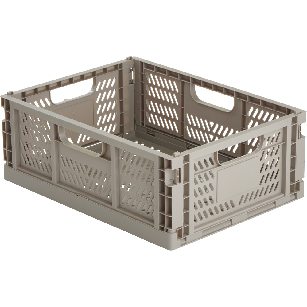 Wilko Large Mushroom Folding Crate Wilko
