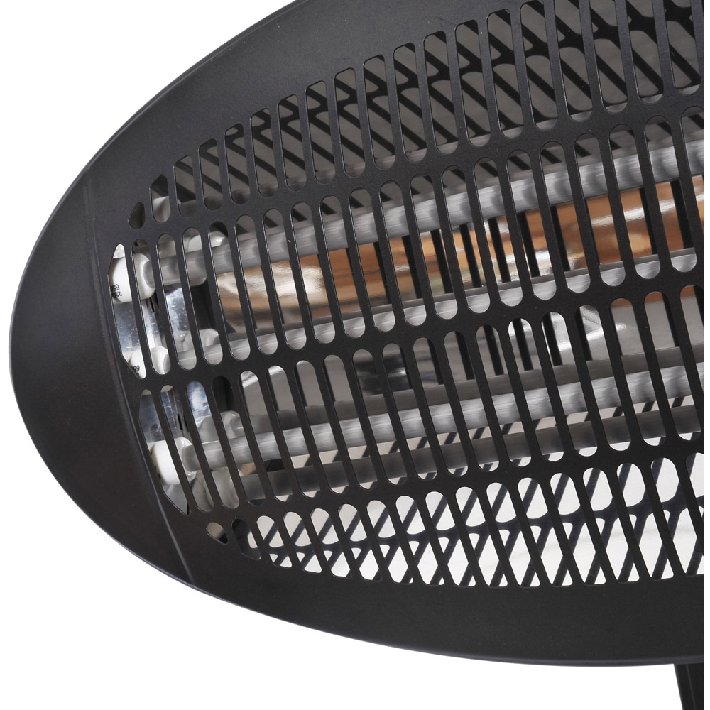 Outsunny Black Wall Mounted Electric Heater 2kw Image 3