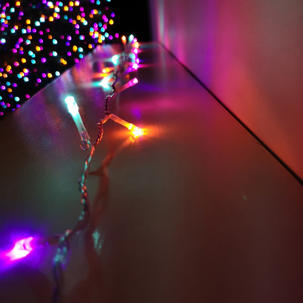 Premier 200 Rainbow LED Multi-Function Clear String Light 16m Image 4