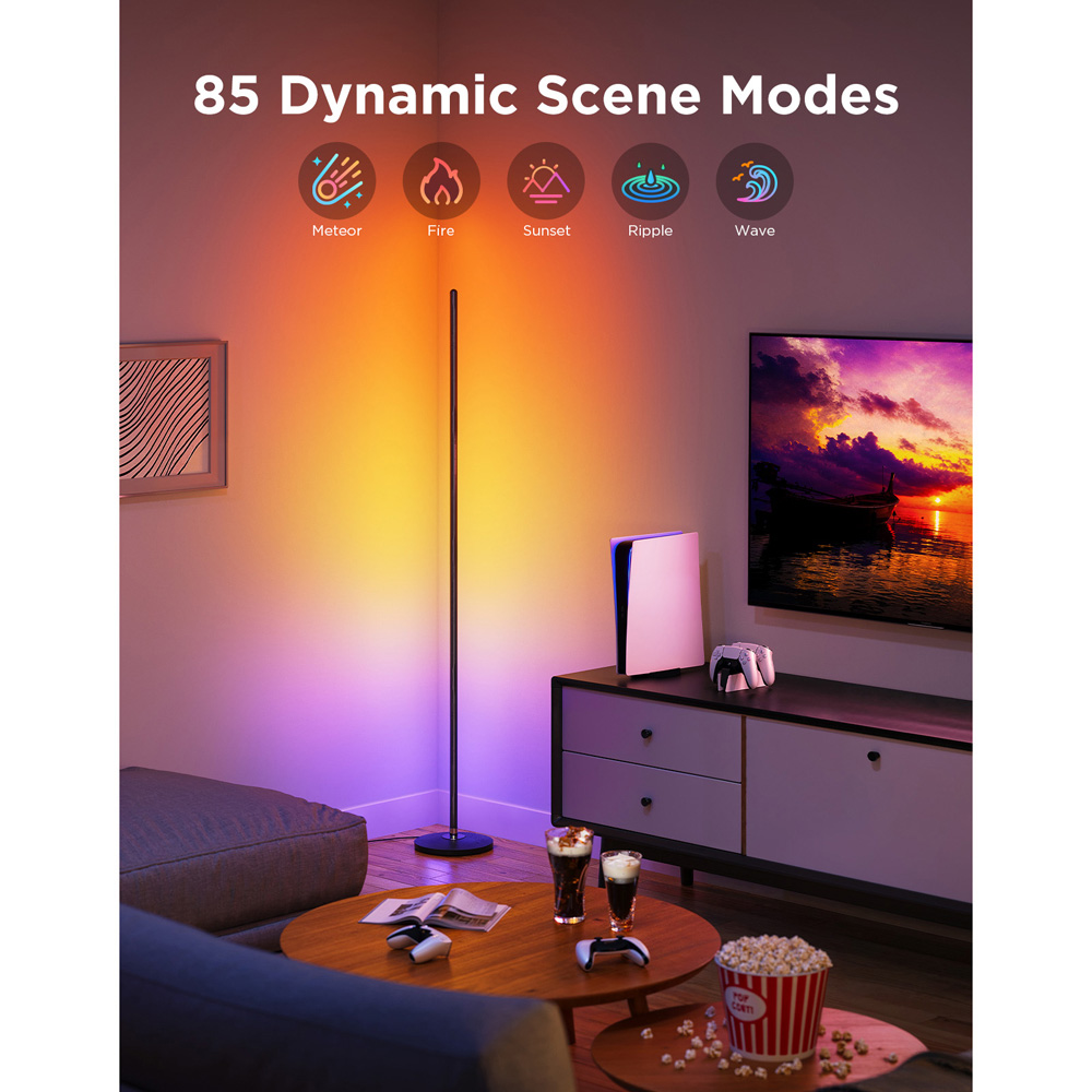 Govee RGBICW Smart LED Corner Floor Lamp Lite Image 8