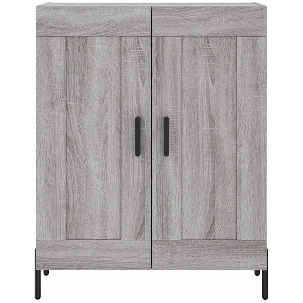 vidaXL 4 Door Grey Sonoma Highboard Image 8