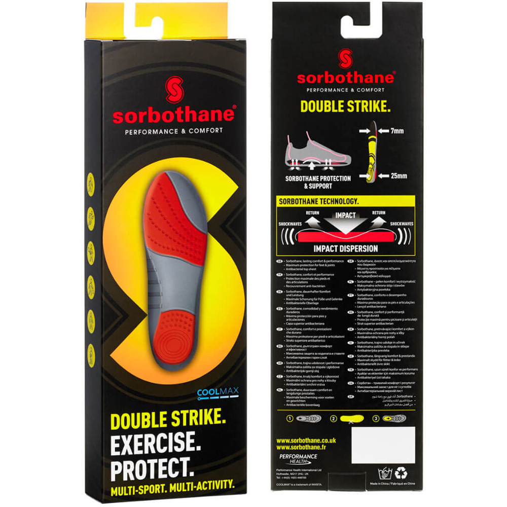 Sorbothane Double Strike Size 9 Insoles Image 2