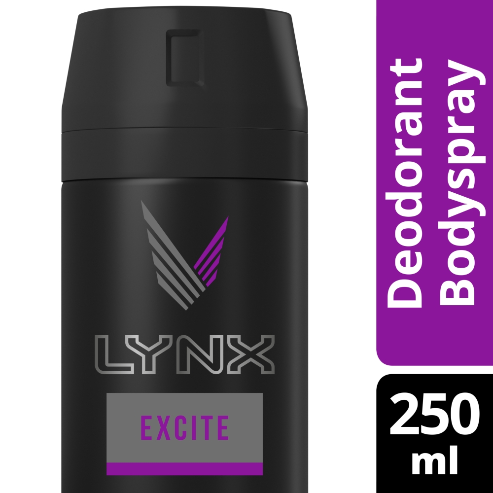Lynx XXL Excite 48 Hour Fresh Deodorant & Bodyspray 250ml Image 1