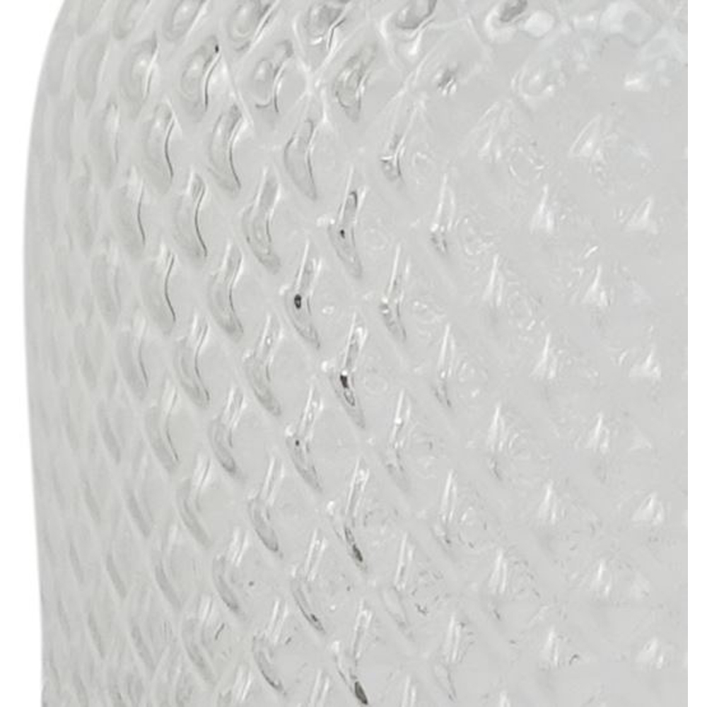 Leaf Diamond Clear Glass Vase 29cm Image 4