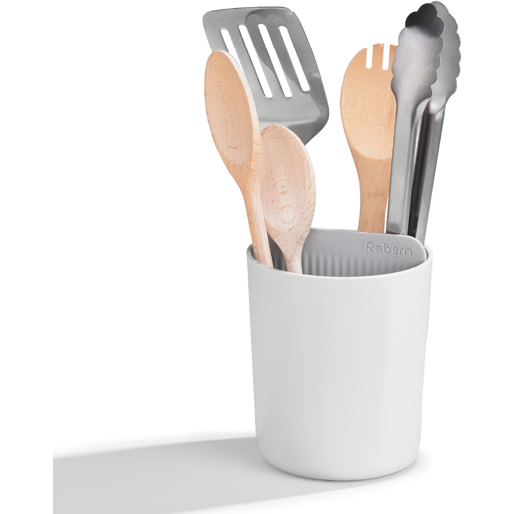 ReBorn Stone Effect Plastic Utensil Holder Image 3