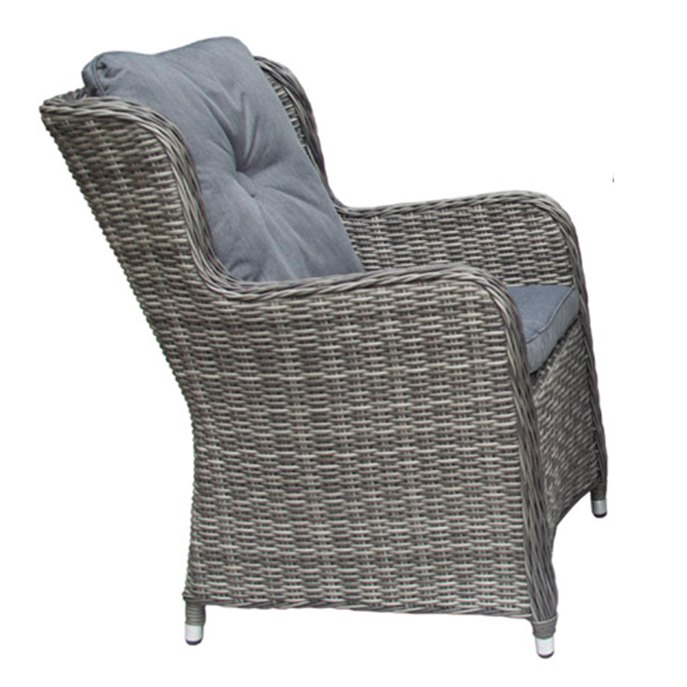 Katie Blake Seville 2 Seater Garden Bistro Set Grey Image 3