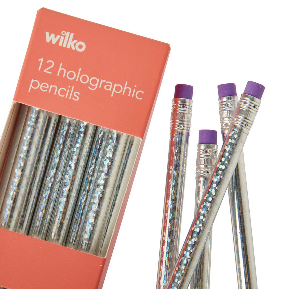 Wilko Holographic Pencils 12 Pack Image 3