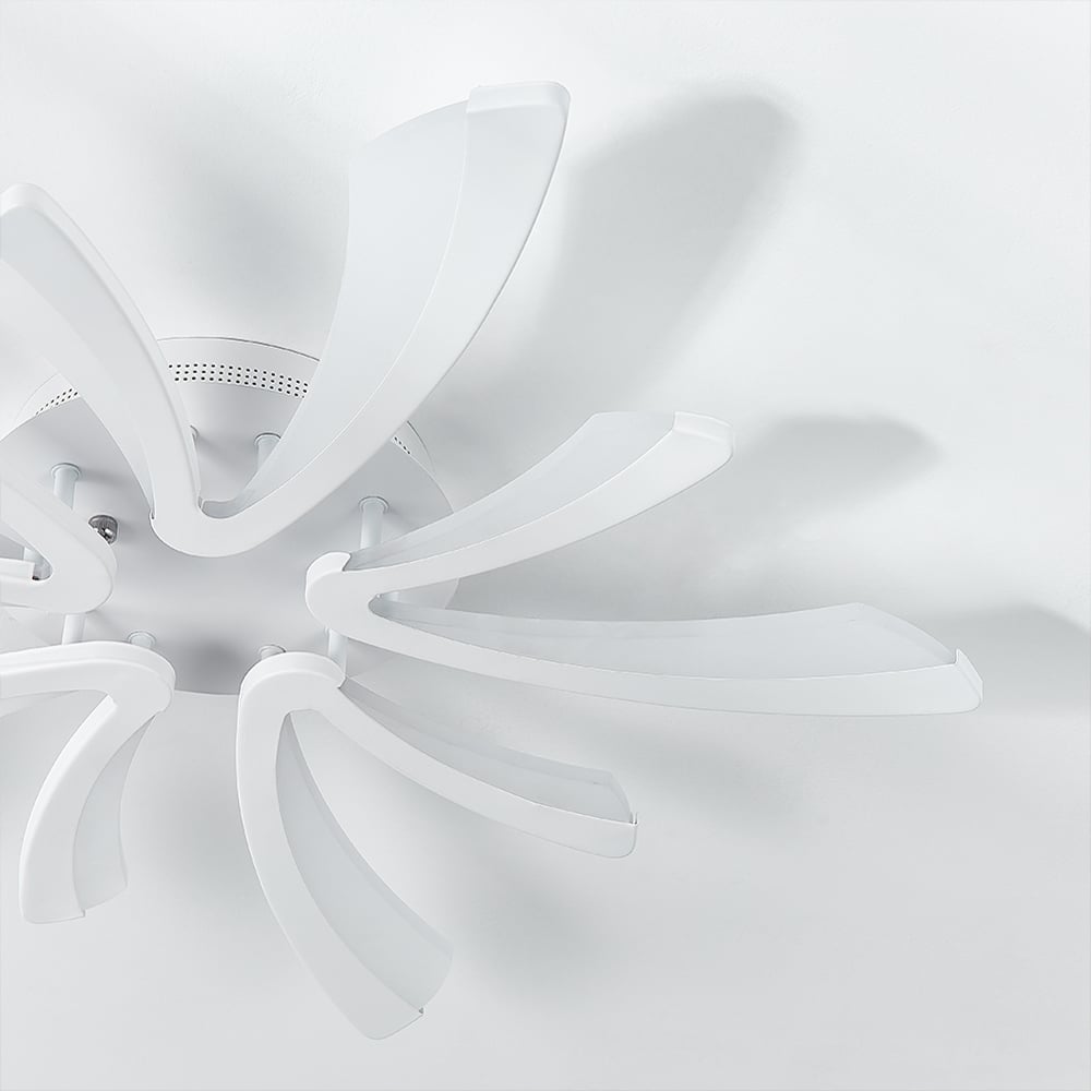 Living and Home 29 inch White V Shaped Stepless Dimming LED Ceiling Light Image 3