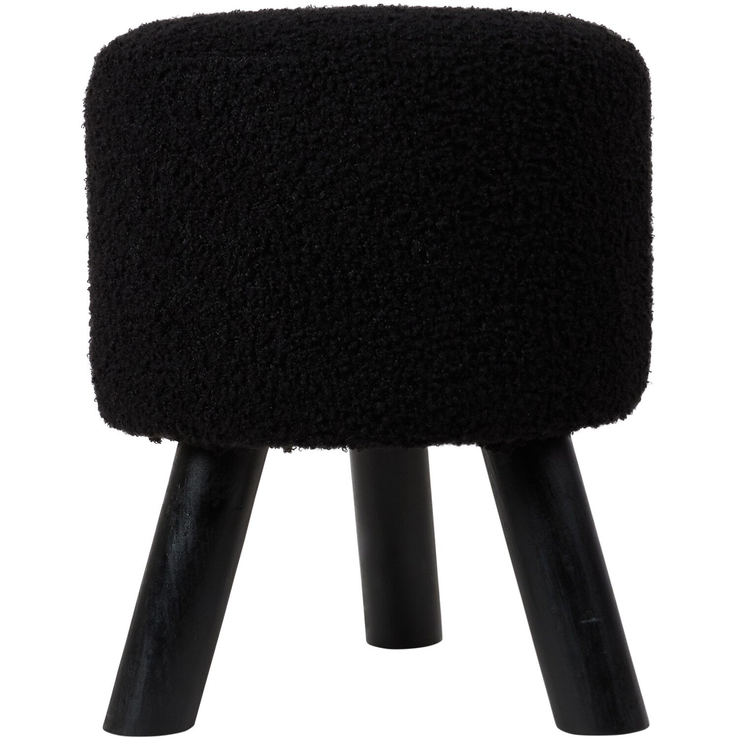 Teddy Footstool - Black Image 2