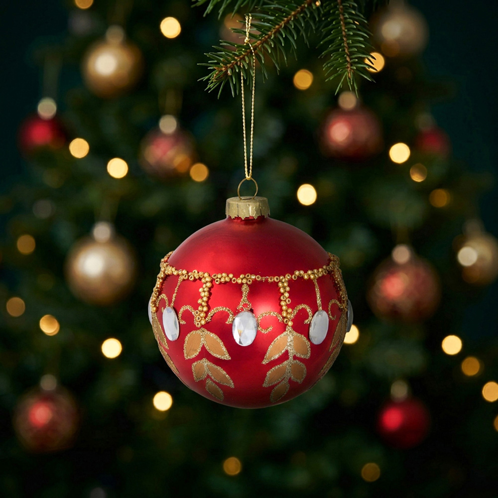 Embellished Christmas Bauble Image 2