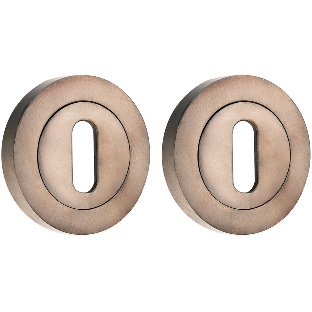 Spira Brass Antique Oval Standard Escutcheon 2 Pack Image 2