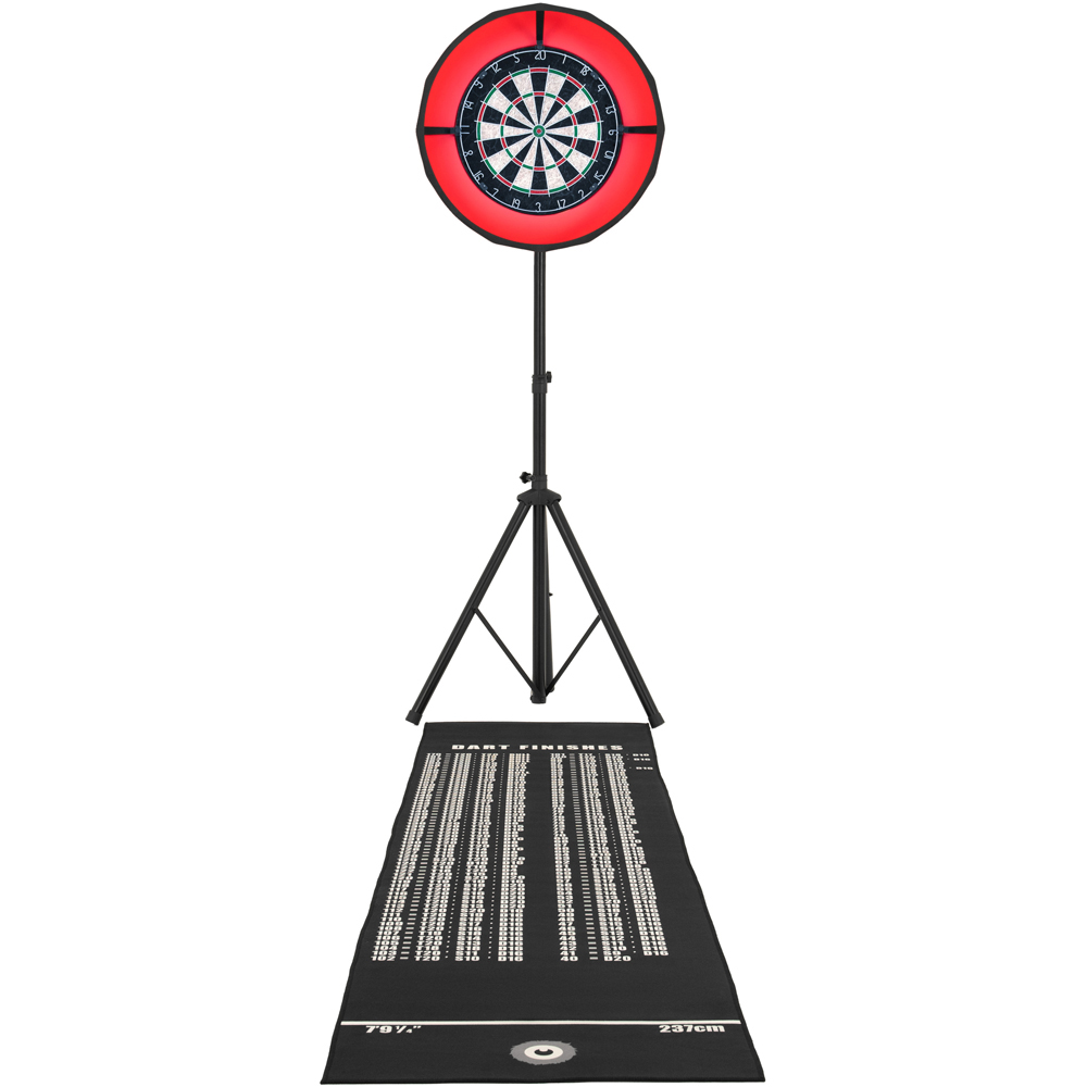 MonsterShop Dart Board Set with LED Surround Image 1