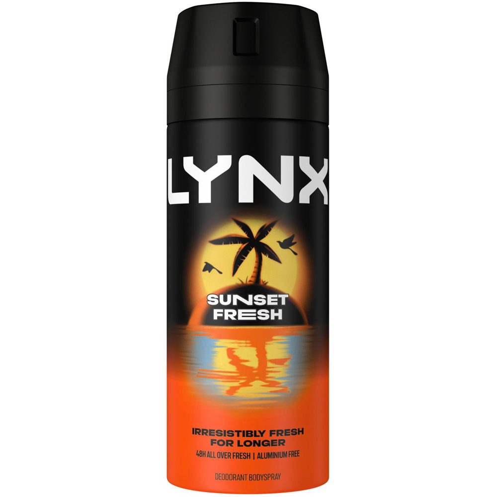 Lynx Sunset Fresh Men's Deodorant Body Spray 150ml 24 Pack Image 2
