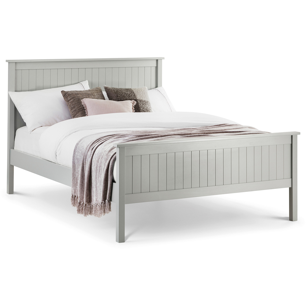 Julian Bowen Maine King Size Dove Grey Bed Frame Image 3