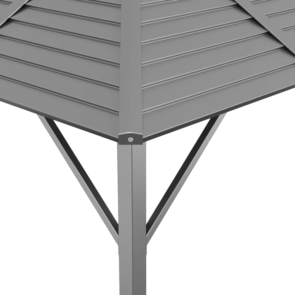 vidaXL 3 x 3m Anthracite Gazebo with Roof Image 4