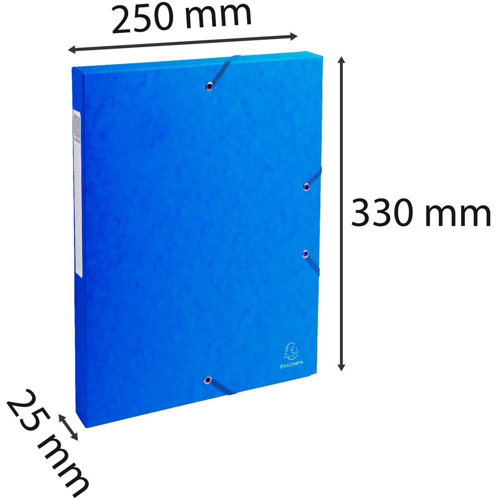 Exacopmta A4 Multicolour Pressboard Box File 25mm 8 Pack Image 9