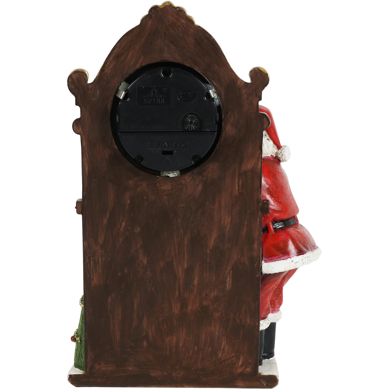 Traditional Santa Clock Ornament Image 4