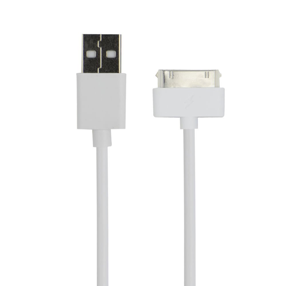 Wilko 30 Pin USB Charging Cable Suitable for iPhones and iPads up to 4th Generation Image 2