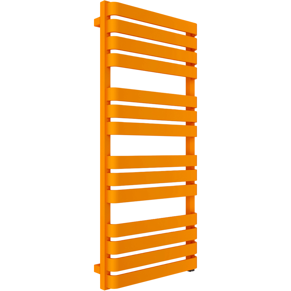 Terma Warp T One Matt Orange Electric Towel Rail 1110 x 500mm Image 1