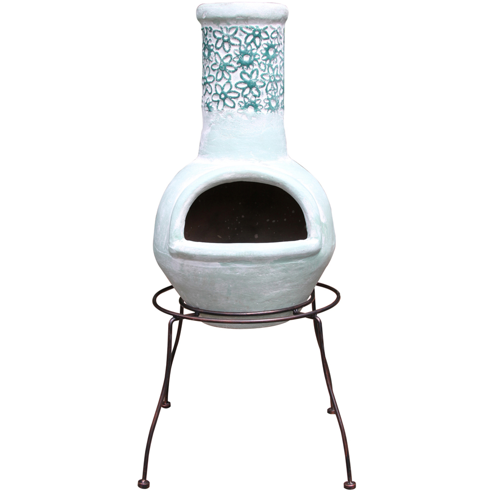 Gardeco Double Edged Extra Large and Jumbo Mexican Chimeneas Stand Image 3