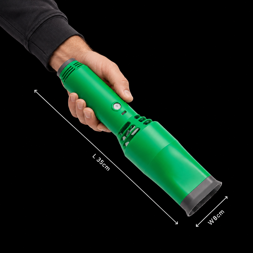 Avilo White Turbo Air Broom 5V Image 7
