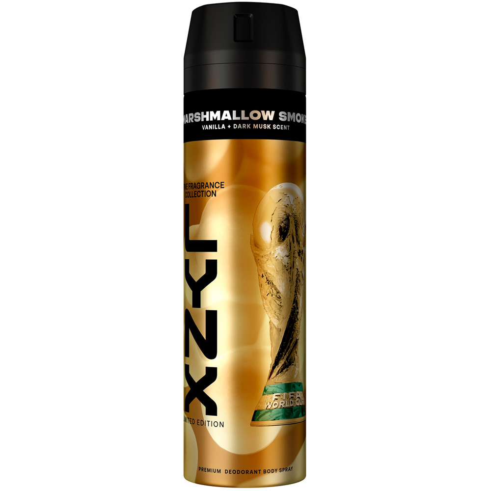 Lynx FIFA Limited Edition Fine Marshmallow Smoke Deodorant Body Spray 200ml 6 Pack Image 2