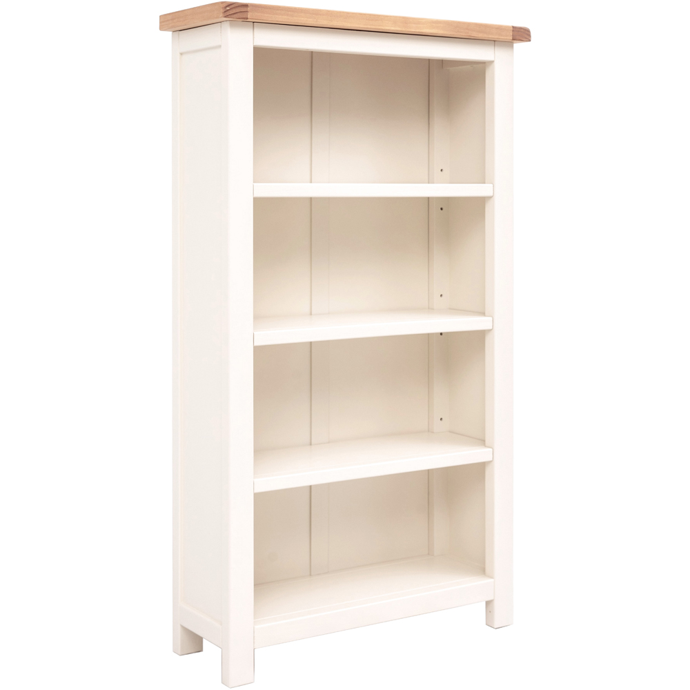 Maggiori 4 Shelf Off White Bookcase Image 3
