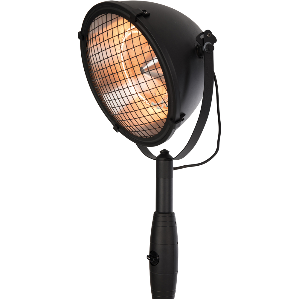 Sunred Indus Bright Black Standing Patio Heater 2100W Image 4