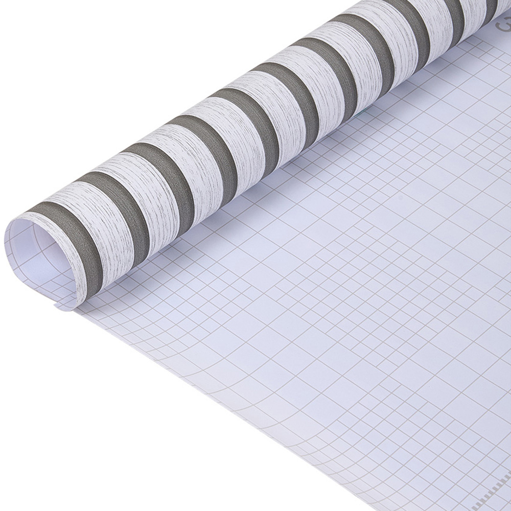 Living and Home 3D Wood Effect White Self Adhesive Textured PVC Wallpaper Image 6