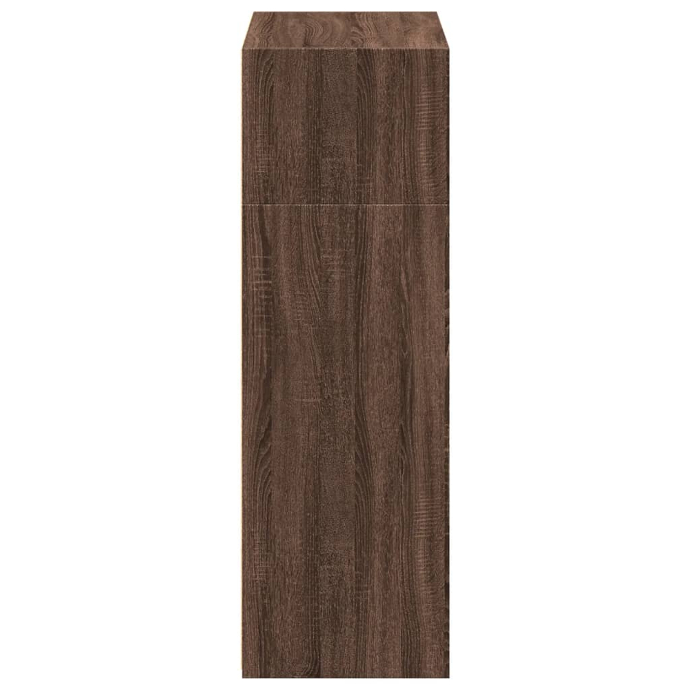 vidaXL 4 Shelf Brown Oak Highboard Image 5