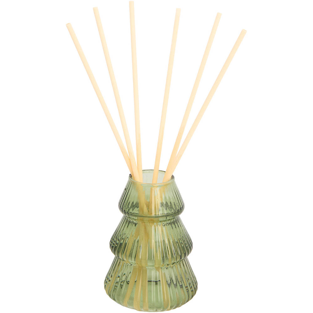 Spruce and Cedar Glass Tree Reed Diffuser Green Image 1