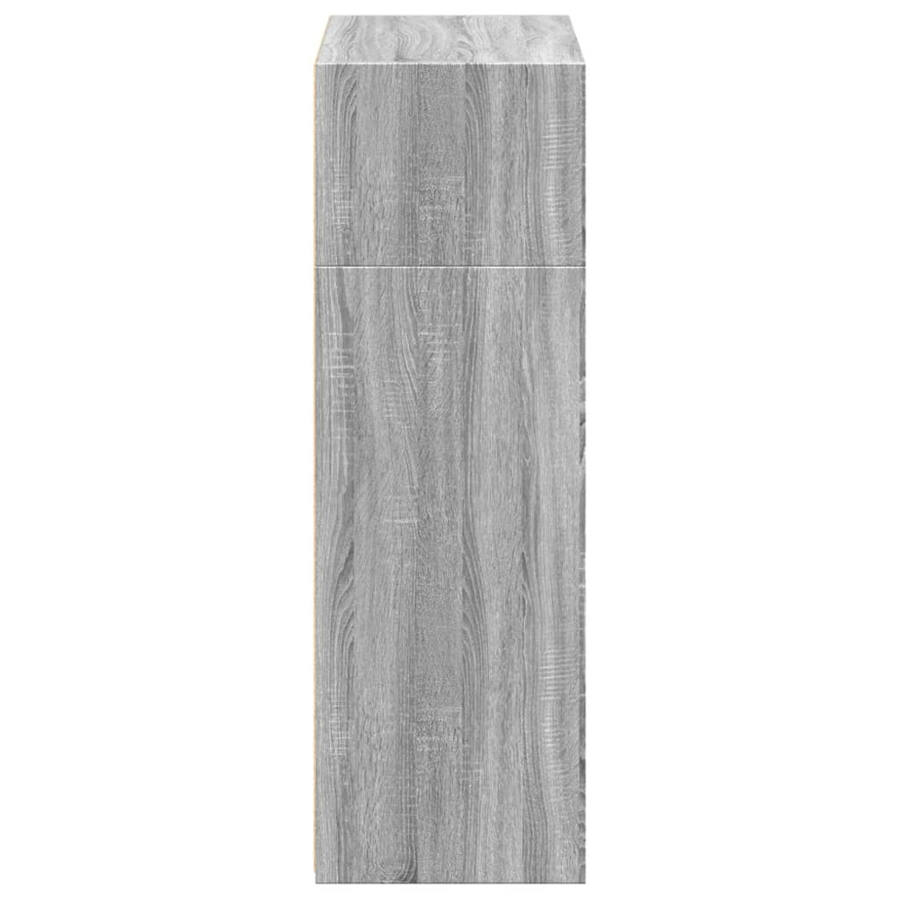 vidaXL 4 Shelf Grey Sonoma Highboard Image 5