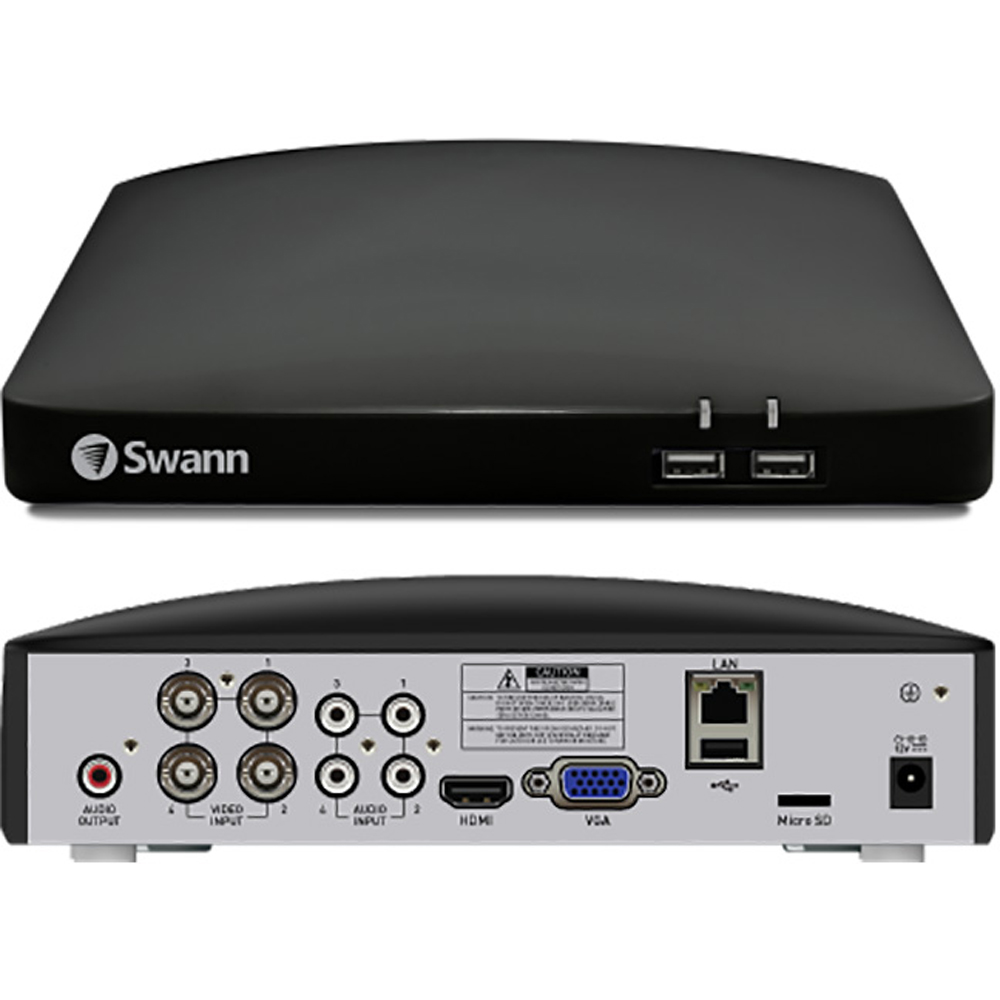 Swann Wired DVR CCTV 2 Bullet Camera Kit with 64GB SD Card Storage Image 4
