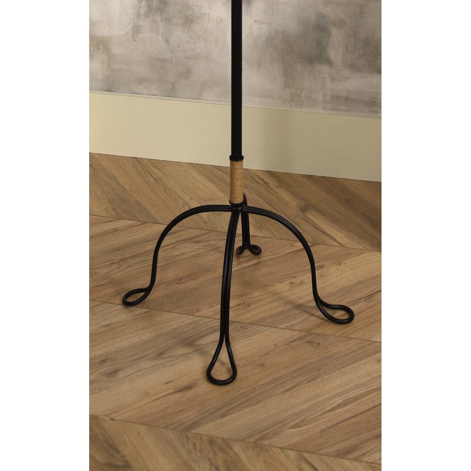 Metal Black Coat Rack Image 3