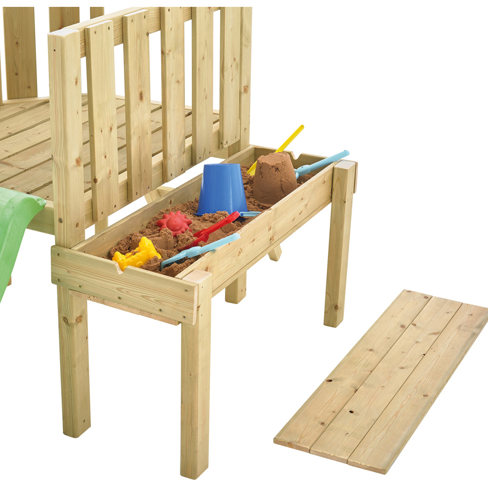 TP Bluey Toddler Play Tower Climbing Frame with Quadpod Seat and Slide Image 3