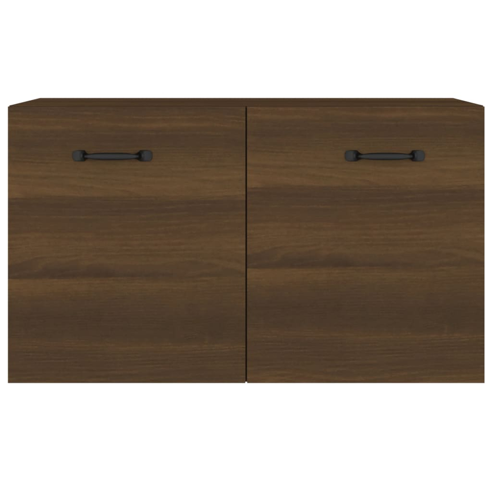 vidaXL Single Door Brown Oak Wall Cabinet Image 3