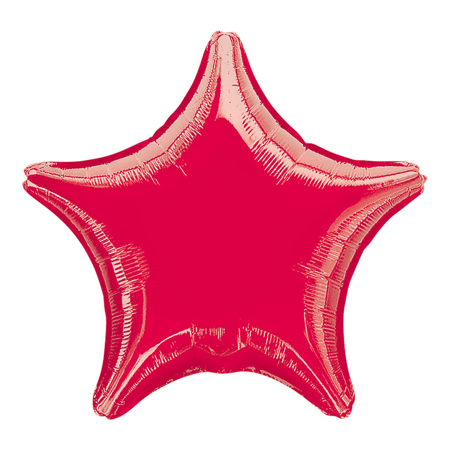 Foil Star Balloon - Metallic Red Image