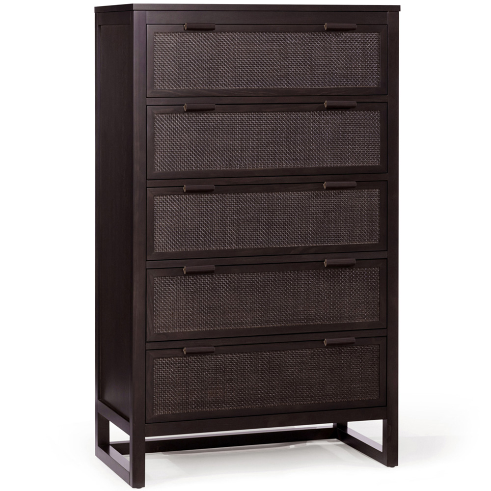 Teamson Home Hatteras 5 Drawer Espresso Dresser Image 2