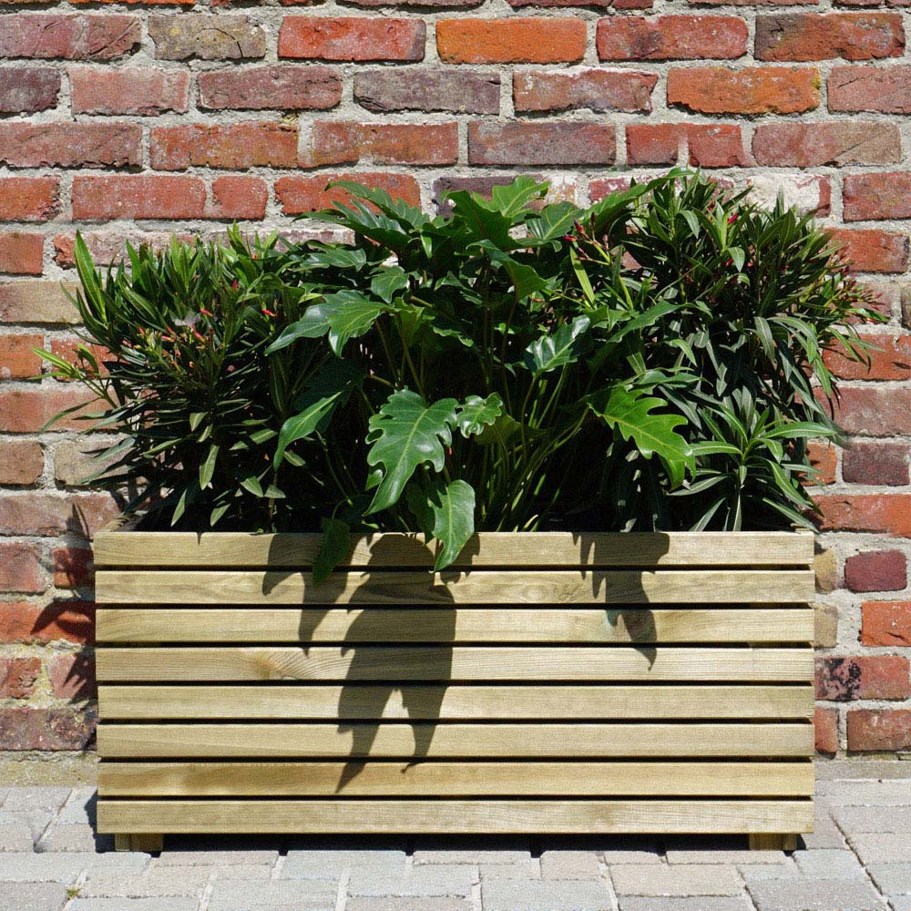 Cerland Horizon Wooden Rectangular Planter 90cm Image 7