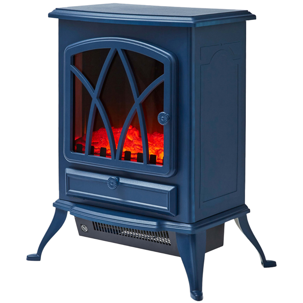 Warmlite Stirling Blue Electric Fireplace Heater 2KW Image 1