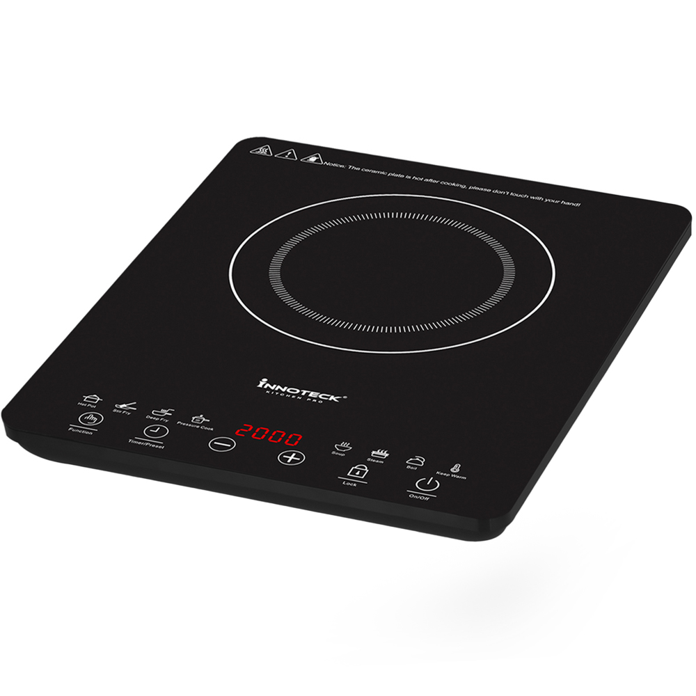 Innoteck Kitchen Pro Single Digital Induction Hob 2000W Image 1