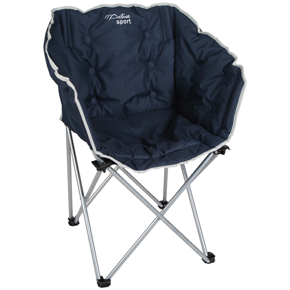 Active Sport Foldable Moon Chair Navy Image 1