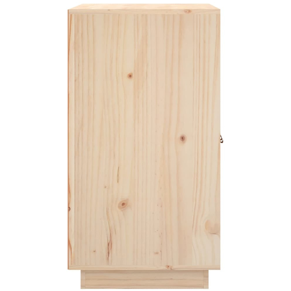 vidaXL 2 Door Natural Solid Pine Wood Sideboard Image 5