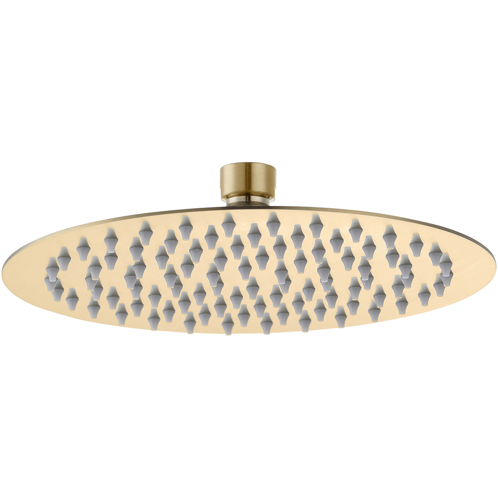 Bathstore Azure Brushed Brass Thermostatic Shower Valve Kit Image 5